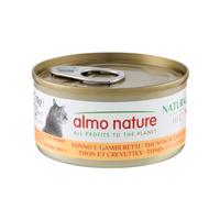 Almo Nature HFC Natural Megapack, Nourriture Humide pour Chats - Thon et Crevettes - (6 boîtes de 70 g)