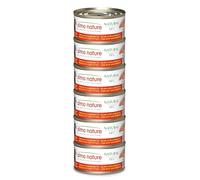 Almo Nature Mega Pack Natural au Poulet et Crevettes - Nourriture humide pour chat adulte: 6 boîtes de 70g