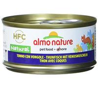 Almo Nature HFC Natural - Nourriture Humide pour Chat Adulte - Thon avec Coques - 70 g x 24 Boîtes