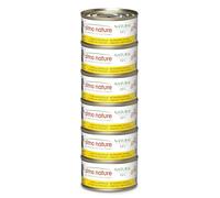 Almo Nature Mega Pack Natural au Cuisse de Poulet - Nourriture humide pour chat adulte: 6 boîtes de 70g