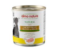 Almo Nature HFC Natural - Nourriture Humide pour Chiens avec Filet de Poulet à l'origine Propres à la consommation Humaine et désormais utilisée pour la préparation des Aliments pour Chiens.