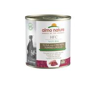 Almo Nature HFC Natural - Nourriture humide pour chiens avec Thon et Poulet à l'origine propres à la consommation humaine et désormais utilisée pour la préparation des aliments pour chiens.