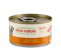 Almo Nature HFC Natural Puppy - Nourriture humide pour chiots avec Poulet à l'origine propres à la consommation humaine et désormais utilisée pour la préparation des aliments pour chiens.