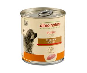 Almo Nature HFC Natural Puppy - Nourriture Humide pour Chiots avec Poulet à l'origine Propres à la consommation Humaine et désormais utilisée pour la préparation des Aliments pour Chiens.