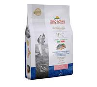 Almo Nature HFC Puppy M/L - Croquettes pour Chiots avec Bar et Dorade à l'origine Propres à la consommation Humaine et désormais utilisés comme Aliments pour Chiens.