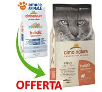 Almo Nature Holistic Chat Adulte - Poisson Bleu Et Riz 12 KG - Croquettes Chats