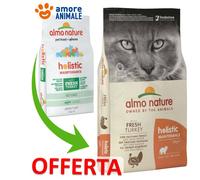 Almo Nature Holistic Chat - Dinde Et Riz 12 Kg - Croquettes Pour Chats