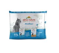 Almo Nature MultiPack Holistic Sterilised Cabillaud Et Poulet Pour Chat Adulte 6x70g