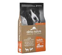 Almo Nature Holistic Maintenance M-L Dog. Croquettes pour Chiens de Moyenne et Grande Taille avec Agneau, Poulet et Riz Rice. 12 Kg