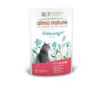 Almo Nature Holistic Urinary Help Aliment Humide pour Chats Adultes avec Saumon - (30 sachets de 70 g)