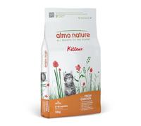 Almo Nature Kitten - Croquettes pour Chatons avec Poulet Frais - pour Une Croissance Équilibrée de 2 à 12 Mois, Adapté en Gestation et Allaitement - Sac de 12kg