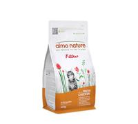 Almo Nature Kitten - Croquettes pour Chatons avec Poulet Frais - Pour une Croissance Équilibrée de 2 à 12 Mois, Adapté en Gestation et Allaitement - Sac de 400g