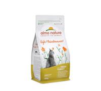 Almo Nature Life Maintenance - Croquettes pour Chats Adultes avec Dinde Fraîche comme 1er Ingrédient - Sac de 400g