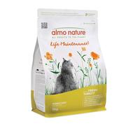 Almo Nature Life Maintenance - Croquettes pour Chats Adultes avec Dinde Fraîche comme 1er Ingrédient - Sac de 2kg
