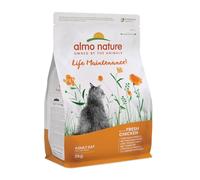 Almo Nature Life Maintenance - Croquettes pour Chats Adultes avec Poulet Frais comme 1er Ingrédient - Sac de 2kg