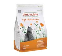 Almo Nature Life Maintenance - Croquettes pour Chats Adultes avec Poulet Frais comme 1er Ingrédient - Sac de 2kg