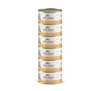 Almo Nature Mega Pack Natural au Blanc de Poulet - Nourriture Humide pour Chat Adulte: 6 boîtes de 70g