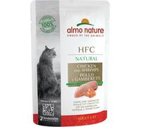 Almo Nature NATURAL - Poulet & Crevettes 55gx24