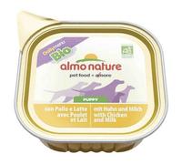 Almo Nature - Pâtée En Barquette Daily Menu Bio Puppy Au Poulet Et Lait Pour Chiot - 100g