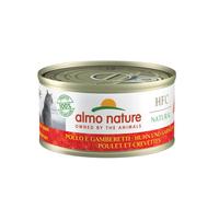 ALMO NATURE-Pâtée pour chat au poulet et crevettes HFC Natural Almo Nature - 70 g