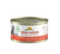 ALMO NATURE-Pâtée pour chat au saumon avec carottes HFC Natural Almo Nature - 70 g
