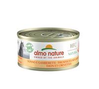 ALMO NATURE-Pâtée pour chat en boîte Almo Nature HFC Natural Thon et crevettes - 70 g