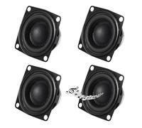 ALMOCN Lot de 4 haut-parleurs stéréo pour Arduino et bricolage - 4 Ohm - 10 W