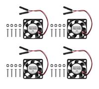 AlmoCN Lot de 4 ventilateurs de refroidissement sans balais pour Raspberry Pi 3,3 V 5 V 30 x 30 x 7 mm pour Raspberry Pi 4, Pi 3 B+, Pi 3B, Pi 2, Pi B+