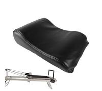 Almohada De Yoga - 25 x 16,5 x 7 cm Cojín De Yoga Soporte | Almohada Ergonómica Antideslizante En Esponja Y Cuero PU Portátil Para Pilates, Meditación, Fitness, Gimnasio En Casa Y Viajes