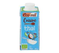 EcoMil Crème de cuisson thaïlandaise bio – Noix de coco – 200 ml