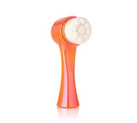 Almost Famous Brosse exfoliante 2 en 1 pour le nettoyage avec formule avancée, élimine les points noirs, massage, soins de la peau - Orange holographique