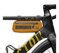 ALMSTHRE Sacoche compacte pour Cadre de vélo - Or californien | Fermetures éclair imperméables et accès Double Face pour Les Cadres de Route, VTT et vélo électrique