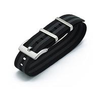 ALMVIS 20mm 22mm Troupes françaises Parachute Watch Strap Fit for NATO Elastic Nylon Band Band Marques Générales Bracelet Bracelet Militaire Bracelet(Bond,20mm)