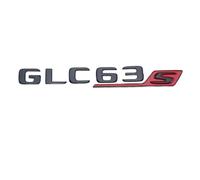 ALMVIS Autocollant 3D ABS for coffre arrière de voiture, emblème Logo GLE63S, Badge adapté for Mercedes AMG CE GLC GLE 63 S W205 W204 W213 W212 X253 W167 W166 C292 autocollants de logo de voiture(GLC6