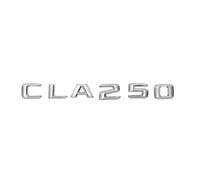 ALMVIS Autocollant Automatique for CLA Classe 45 220 250 CLA180 CLA220 CLA250 W205 W177 W176 W168, Badge métallique arrière Autocollants de Logo de Voiture(CLA250)