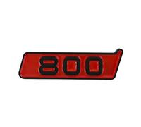 ALMVIS Badge 3D ABS Rouge Noir 700 800 900, emblème de Voiture adapté for Mercedes G500 350 Brabus 700 800 900, Accessoires Autocollants Autocollants de Logo de Voiture(800 Red Matt Black)