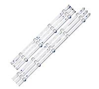 ALMVIS Bande De Rétro-éclairage LED for LG 49UJ701V 49UJ630 49LJ614V 49UJ634V 49UJ670 49UJ651V 49UJ670V 49LJ61 49LH61 49UJ65_A B EAV632632404 Lumière de télévision LED