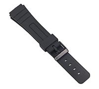 ALMVIS Bracelets en Silicone Bracelet de 16 mm 18 mm s'adapte for Montres-Bracelets Casio EF Remplacez Les Sangles Sportives du Groupe de Montre de Poignet de Poignet électronique(16mm)