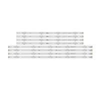 ALMVIS Kit 8 pièces Bande de rétro-éclairage LED for LG 49UJ630V 49LJ550M 49LJ5500 49LG594V NC490DUE-AAFX1-41CA GAN01-1294A-P1 GAN01-1295A-P1 Lumière de télévision LED