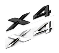 ALMVIS Lettres Chromées Noires ABS 3D For Autocollants De Voiture Adaptés For BMW X4 F26 G02 2015 2016 2019 2020 2021 2022, Emblème De Coffre, Accessoires De Badge autocollants de logo de voiture(Chro