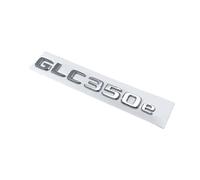 ALMVIS Lettres noires chromées 3D GLC300de GLC300e GLC350e GLC400e 4Matic Emblème adapté for Mercedes Fit For Benz GLC X253 Autocollant de logo de coffre de voiture autocollants de logo de voiture(GLC
