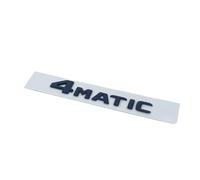 ALMVIS Lettres noires chromées 3D GLC300de GLC300e GLC350e GLC400e 4Matic Emblème adapté for Mercedes Fit For Benz GLC X253 Autocollant de logo de coffre de voiture autocollants de logo de voiture(4Ma