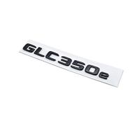 ALMVIS Lettres noires chromées 3D GLC300de GLC300e GLC350e GLC400e 4Matic Emblème adapté for Mercedes Fit For Benz GLC X253 Autocollant de logo de coffre de voiture autocollants de logo de voiture(GLC