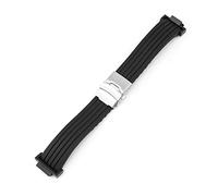 ALMVIS Sangle de 16 mm GA-2100 GA-110 GD-100 DW-5600 6900 GW-M5610 Adaptateur d'accessoires de Bracelet de Bracelet en Silicone(Schwarz)