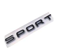 ALMVIS Style de Voiture ABS Noir Argent Sport Lettres emblème Voiture Coffre arrière Badge Autocollant adapté Fit for Land Range Rover SV autobiographie découverte Autocollants de Logo de Voiture