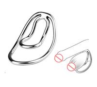 ALMYMM Chastity Cock Cage Sissy Training Clip Métal Chastity Training Device Bondage Chastity Ceinture Pénis Cage Fufu Training Clip Sex Toy