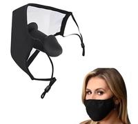 ALMYMM Masque fétiche avec bâillon de pénis amovible Bouche Extreme, Masques avec silicone Gode Mouth Ball Gag BDSM Bâillon buccal Bondage SM Jouet érotique pour adultes Couples Hommes Femmes