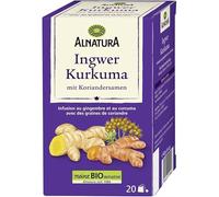 ALNATURA - Alnatura Infusion Gingembre Et Curcuma Bio 40G - Lot De 4
