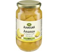 ALNATURA - Ananas Bio en Morceaux, Saveur Fruitée et Fraîcheur Naturelle (Pot 200g) - Le Lot De 4
