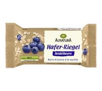 ALNATURA - Barre Gourmande à l’Avoine et Myrtille, Texture Fondante pour la Pause (60g) - Le Lot De 8